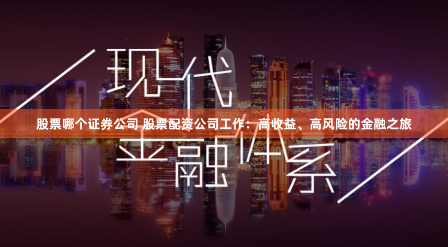 股票哪个证券公司 股票配资公司工作：高收益、高风险的金融之旅